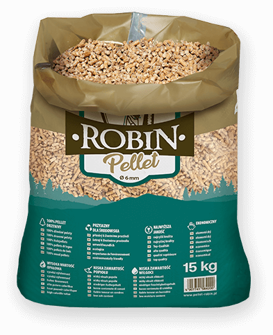 worek pelletu opałowego Robin do kupienia w Kolnie lub sklepie internetowym